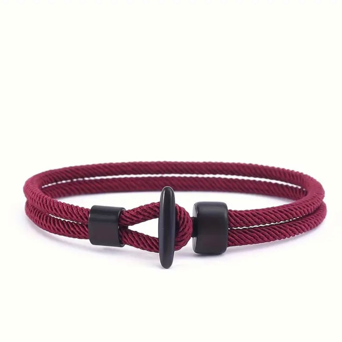 Nautic armband bordeaux - www.mundobracelets.com
