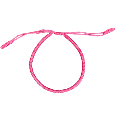 Tibetan temple armband (fuchsia) - www.mundobracelets.com