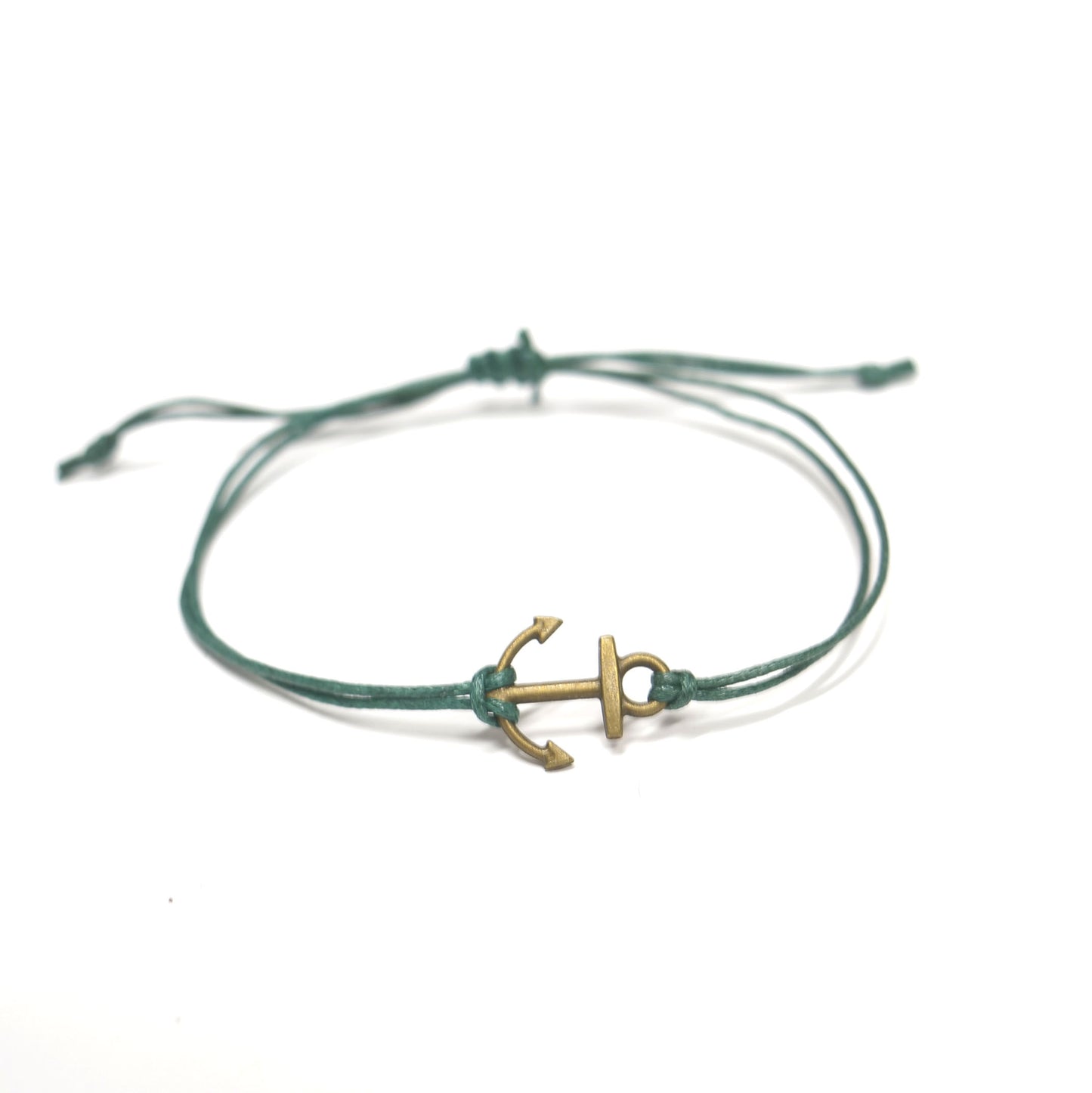 Anchor (olive green) - www.mundobracelets.com