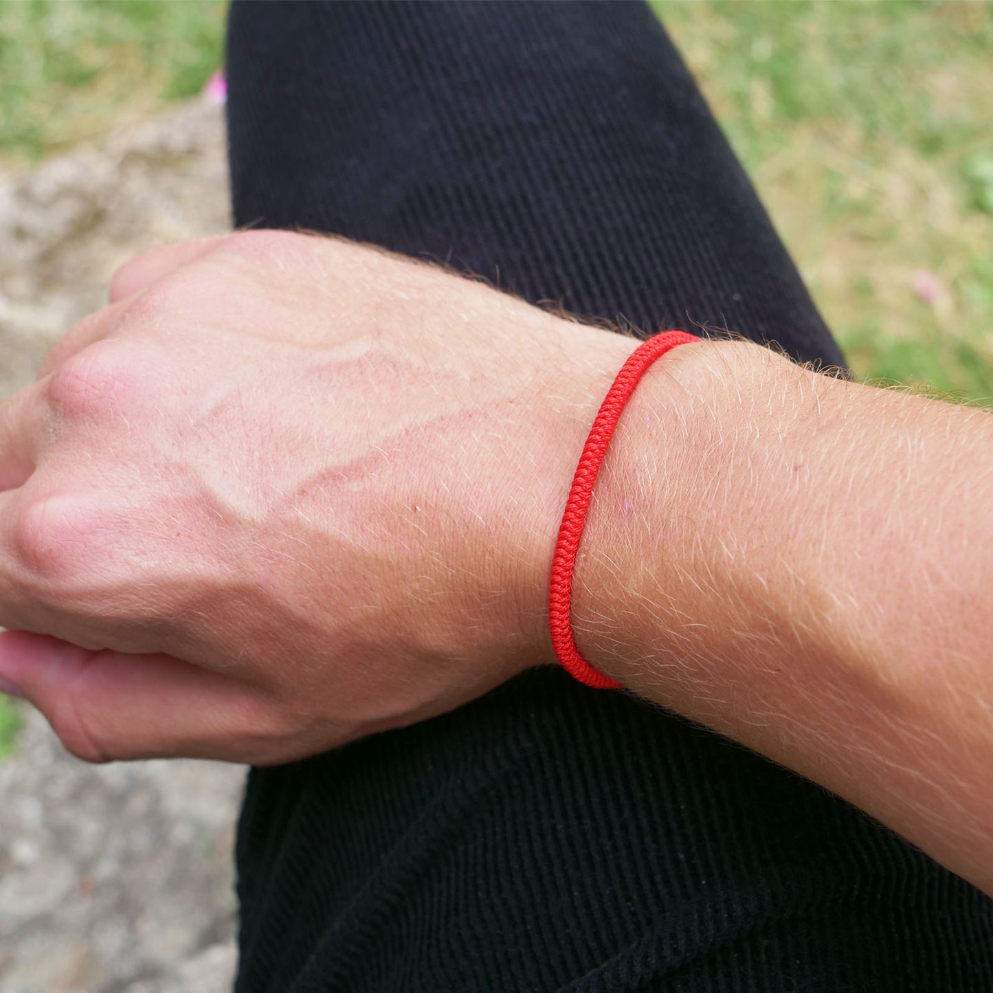 Tibetan temple armband (rood) - www.mundobracelets.com