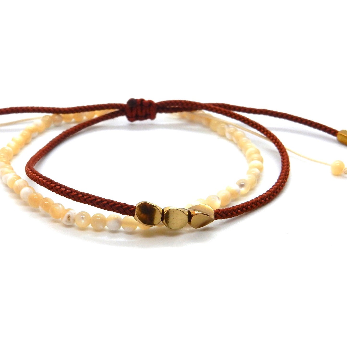 Fortune armband bruin - www.mundobracelets.com