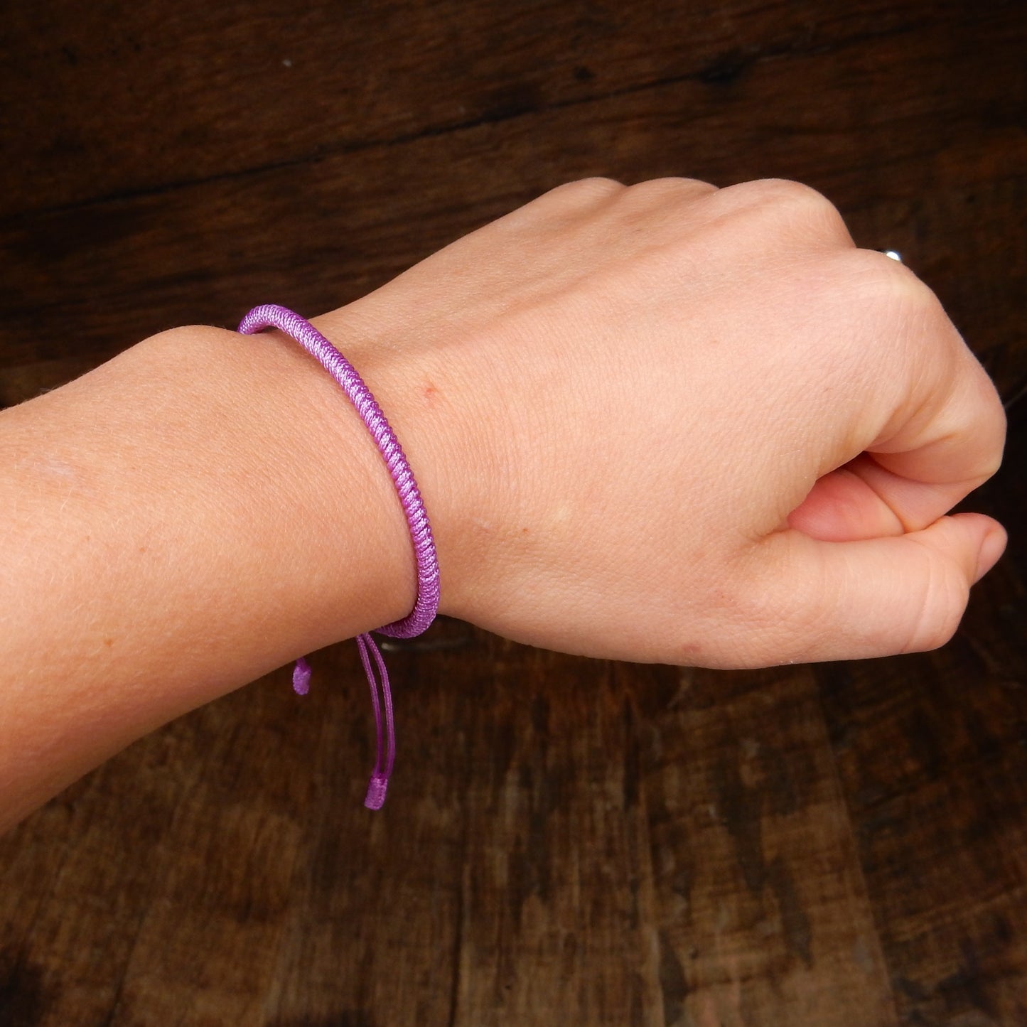 Tibetan temple armband (paars) - www.mundobracelets.com