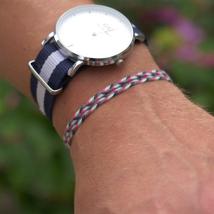 Salento (light blue/purple) - www.mundobracelets.com