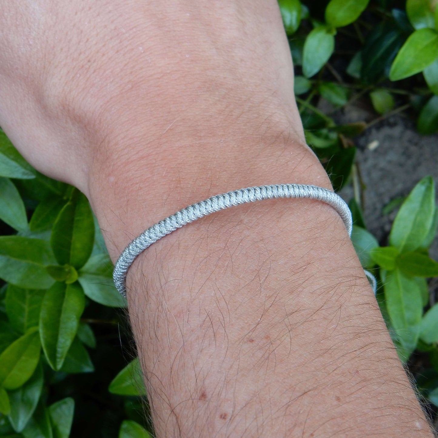 Tibetan temple armband (grijs) - www.mundobracelets.com