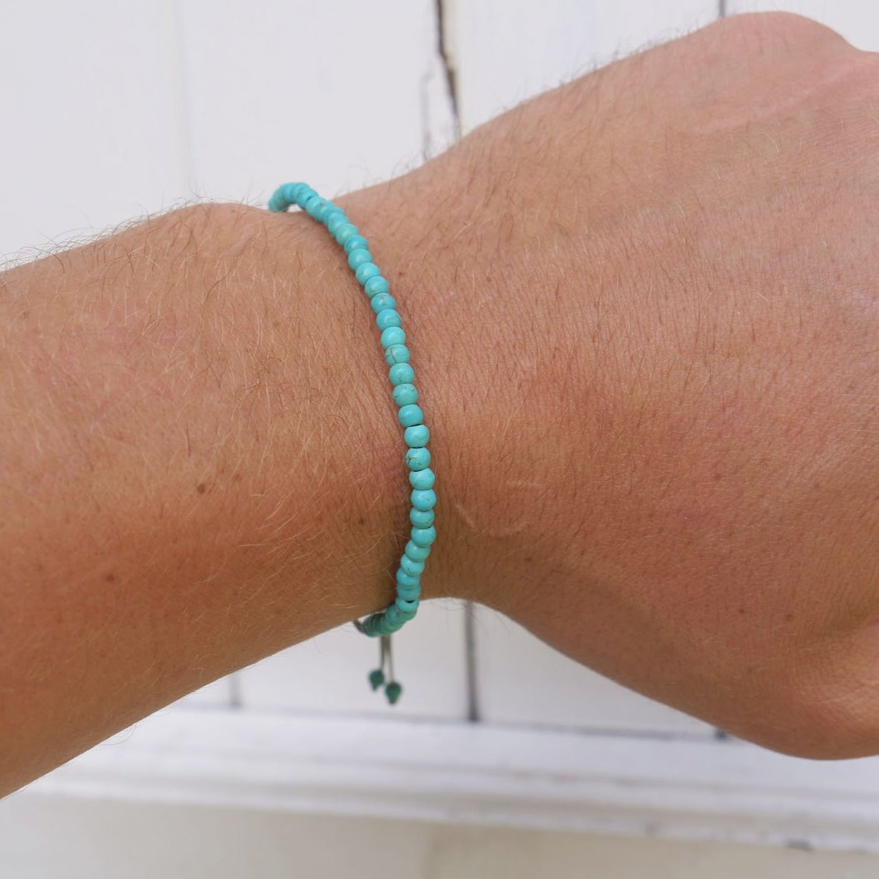 Stones 3mm (turquoise) - www.mundobracelets.com