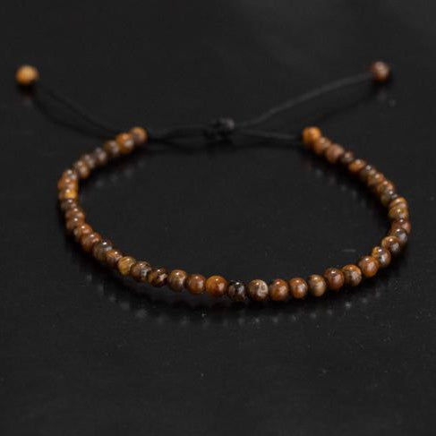 Stones 4mm (tiger eye) - www.mundobracelets.nl