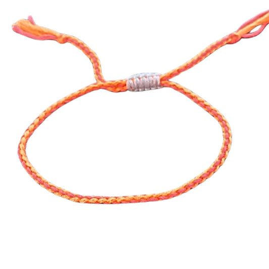 Laos armband neon-oranje