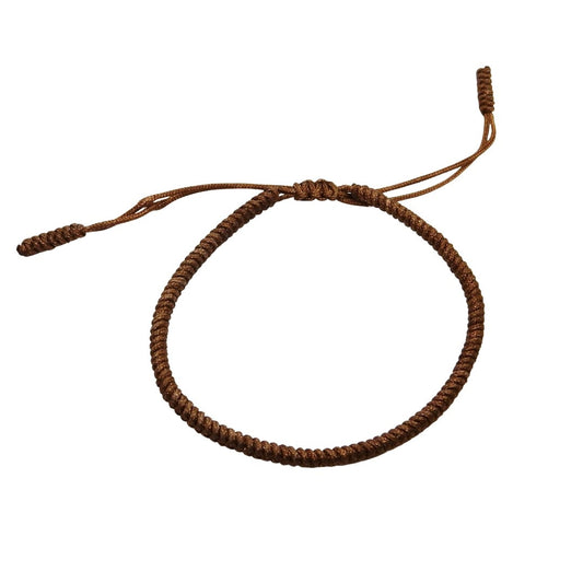 Tibetan temple armband (bruin) - www.mundobracelets.com