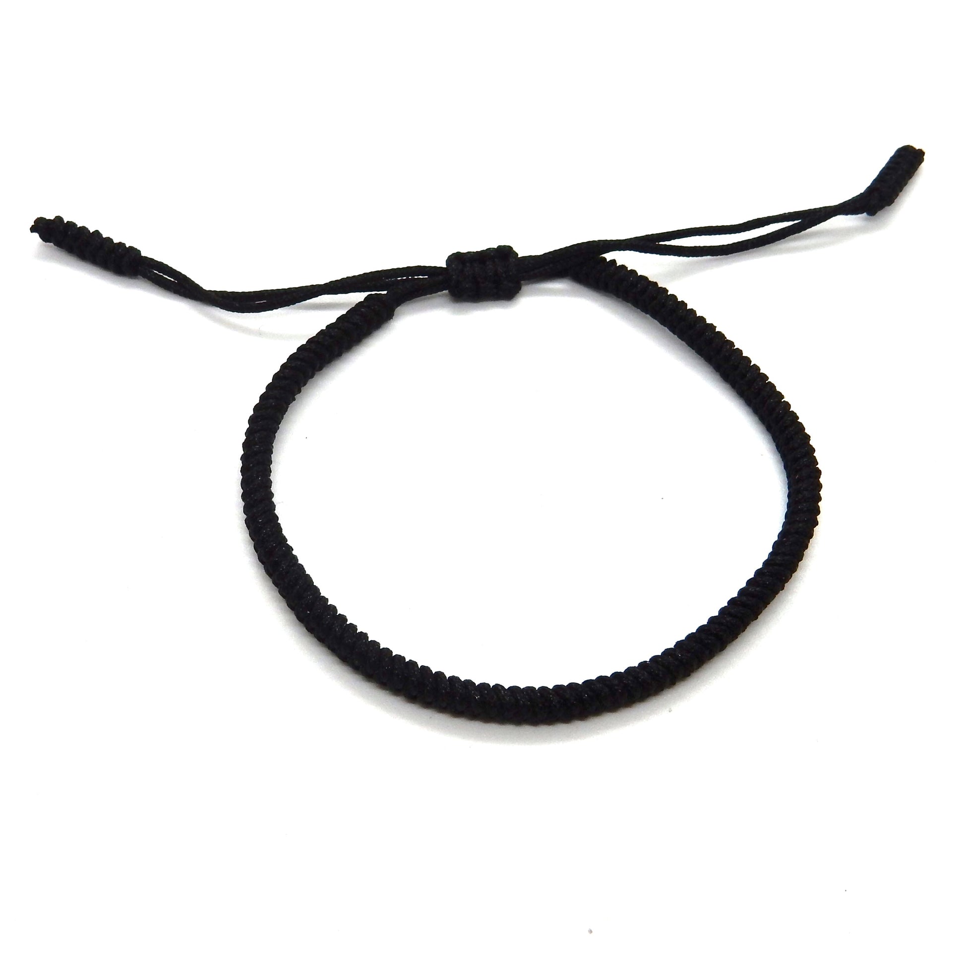 Tibetan temple armband (zwart) - www.mundobracelets.com