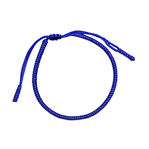 Tibetan temple armband (kobaltblauw)